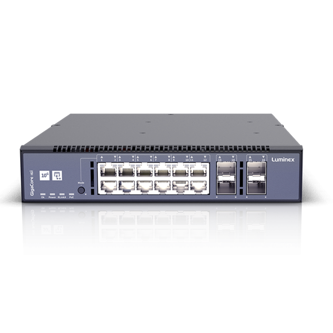 Luminex GigaCore 12 Rackmount Touring 12-Port EtherCON Gigabit