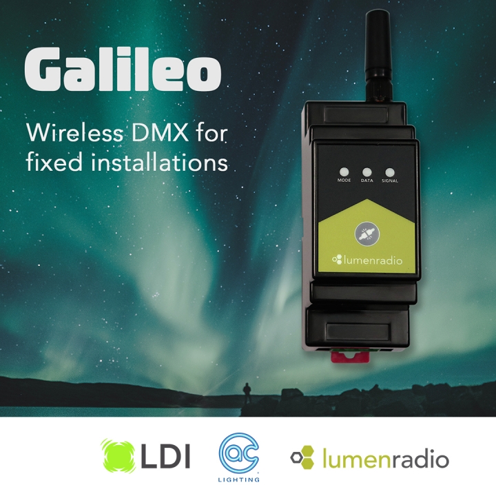 Introducing Galileo - Wireless DMX for fixed installations