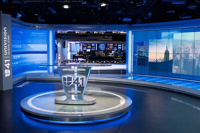 WXTV Univision Nueva York uses Lighting in Rebrand