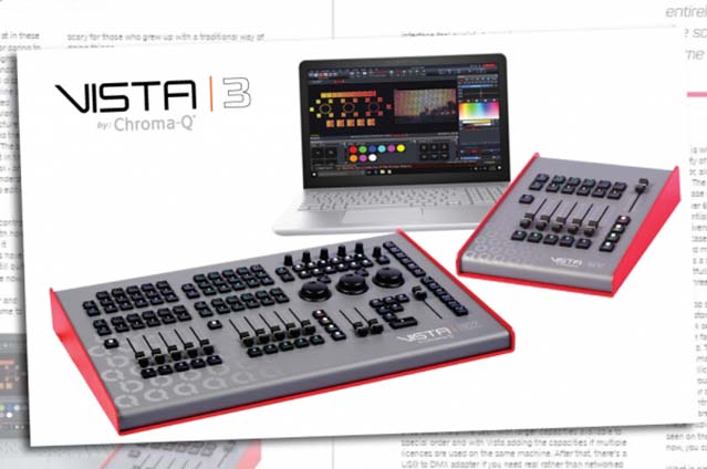 Vista 3 by Chroma-Q Review in Lighting & Sound International Magazine