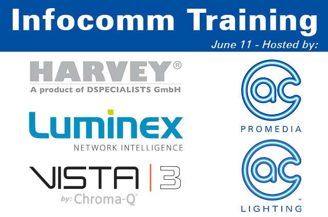 A.C. Lighting Inc. And A.C. ProMedia Host Manufacturer Training During Infocomm